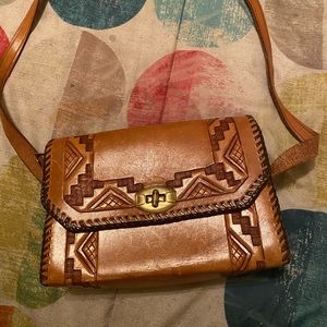 Hand woven purse made in home